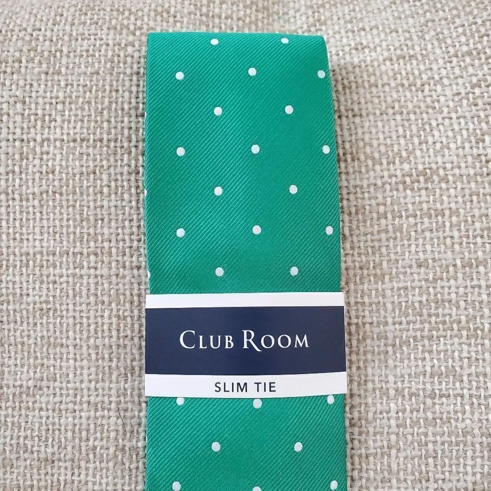 Club Room Classic Slim Nord Dot Tie